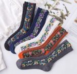 جوراب طرح بهشت ساق سه ربع فری