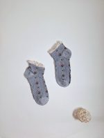 جوراب طرح شکوفه ریز