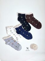 جوراب طرح شکوفه ریز