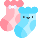 آیکن جوراب بچگانه